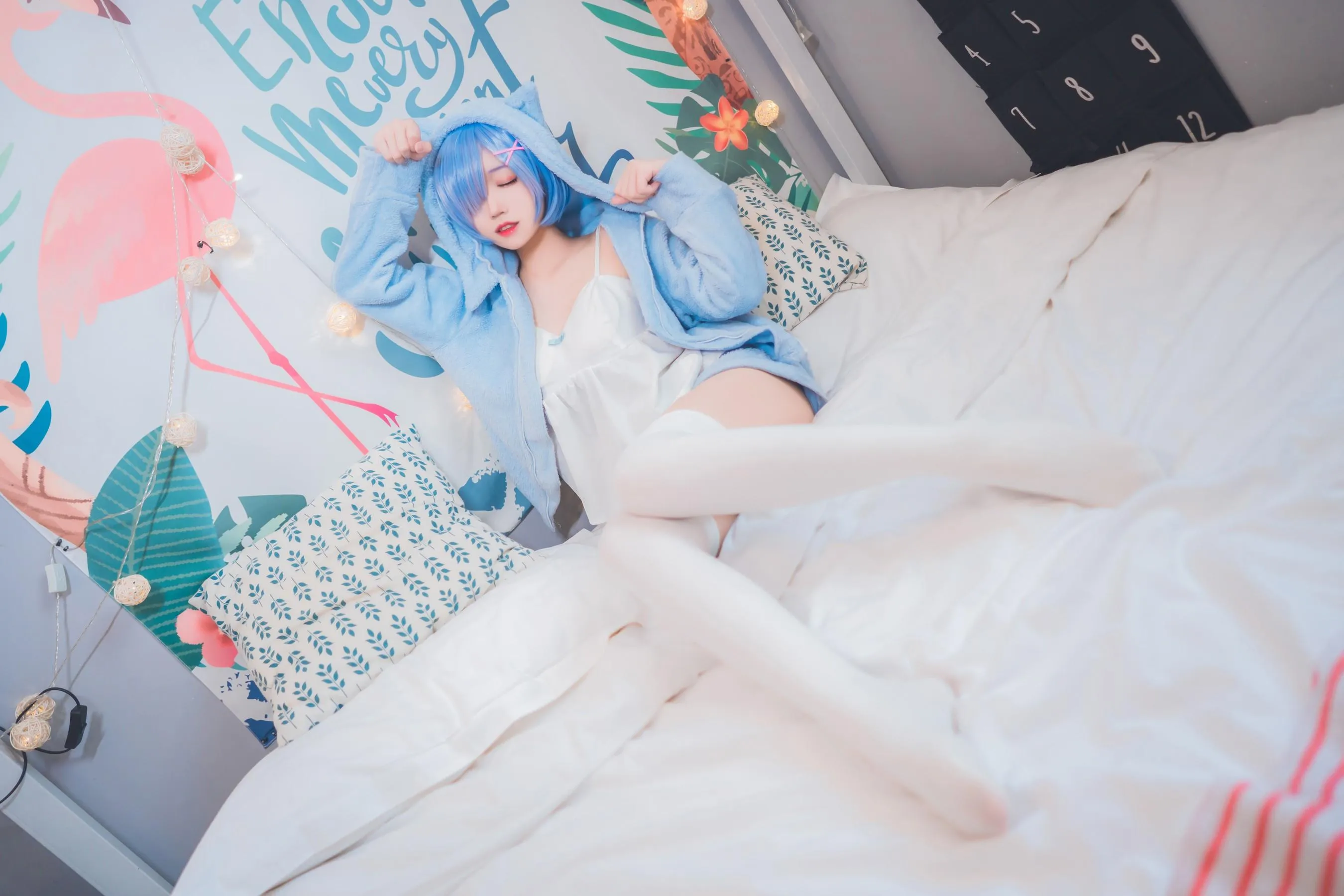 猫君君_MaoJun – NO.23 雷姆猫耳睡衣 [29P]插图3